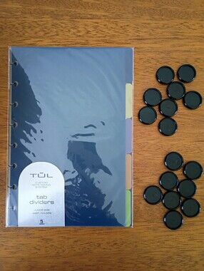 TUL Junior Size Tab Dividers and Disc *** Final Price ***